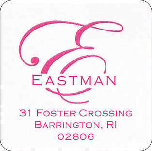 Stylish Initial Return Address Labels